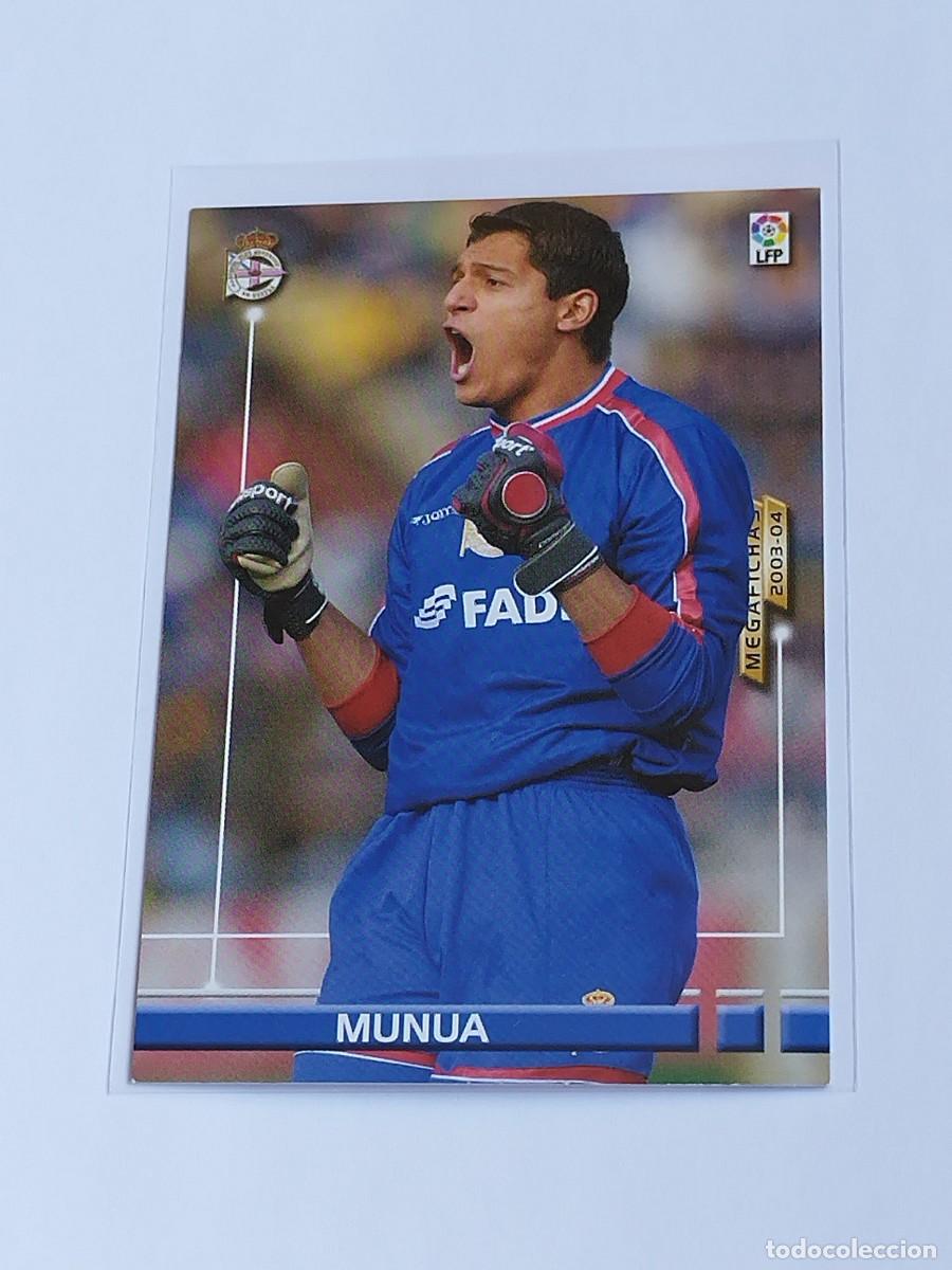 Cartes &agrave; collectionner de Football: MUN&Uacute;A NUEVO FICHAJE VERSI&Oacute;N #484 RC DEPORTIVO - PANINI LA LIGA MEGACRACKS 2003 2004 MEGAFICHAS 03 04
