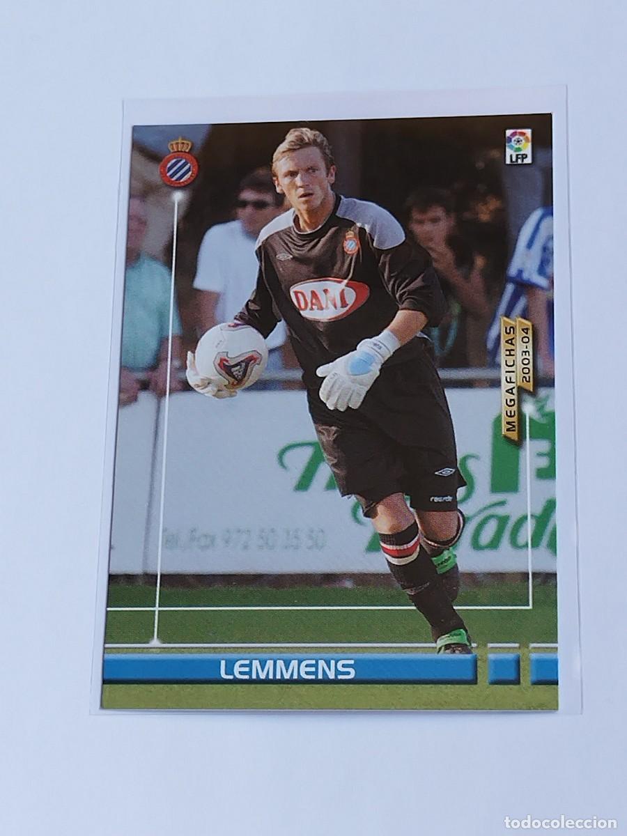 Cromos de F&uacute;tbol: LEMMENS NUEVO FICHAJE #464 RCD ESPANYOL - PANINI LA LIGA MEGACRACKS 2003 2004 MEGAFICHAS 03 04