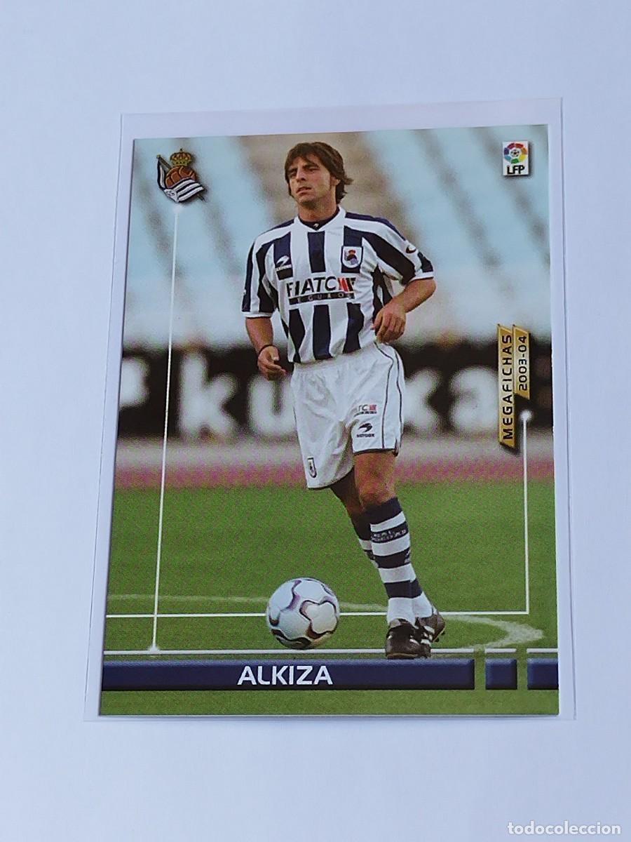 Cromos de F&uacute;tbol: ALKIZA NUEVO FICHAJE #446 REAL SOCIEDAD - PANINI LA LIGA MEGACRACKS 2003 2004 - MEGAFICHAS 03 04