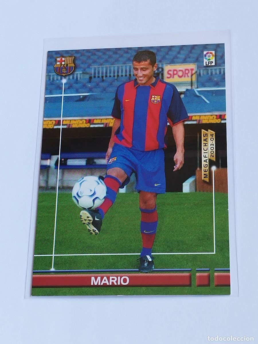 Cromos de F&uacute;tbol: MARIO NUEVO FICHAJE #465 FC BARCELONA - PANINI LA LIGA MEGACRACKS 2003 2004 - MEGAFICHAS 03 04