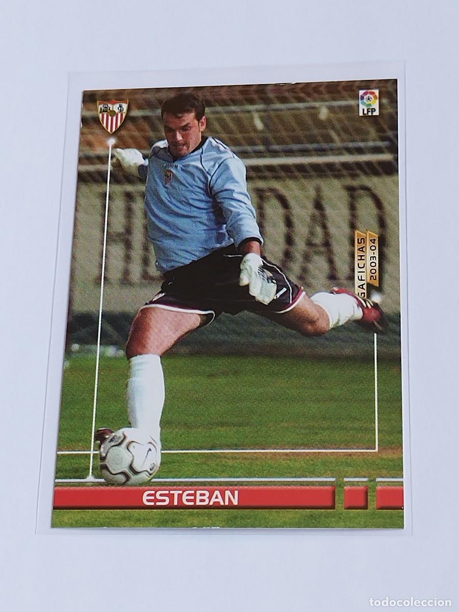 Cromos de F&uacute;tbol: ESTEBAN NUEVO FICHAJE #476 SEVILLA FC - PANINI LA LIGA MEGACRACKS 2003 2004 - MEGAFICHAS 03 04