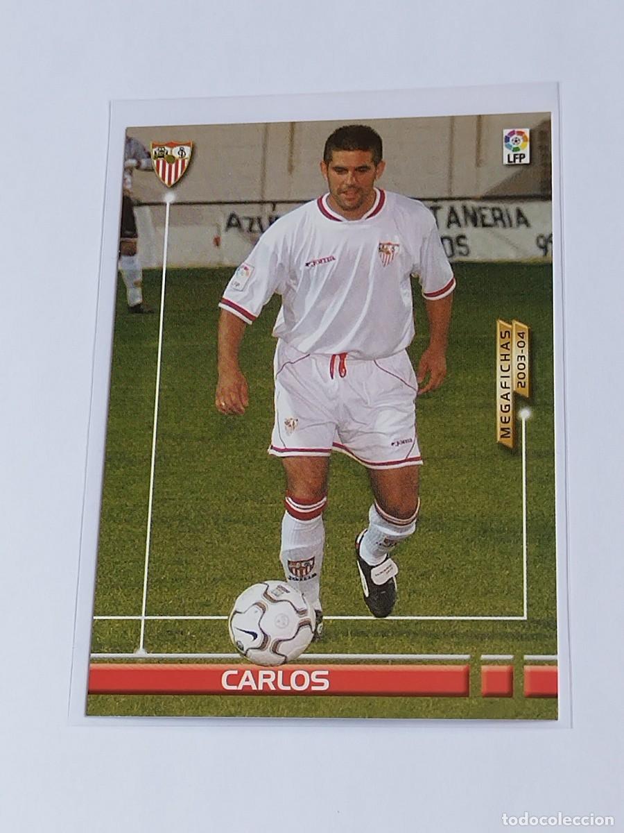 Cromos de F&uacute;tbol: CARLOS NUEVO FICHAJE #490 SEVILLA FC - PANINI LA LIGA MEGACRACKS 2003 2004 - MEGAFICHAS 03 04