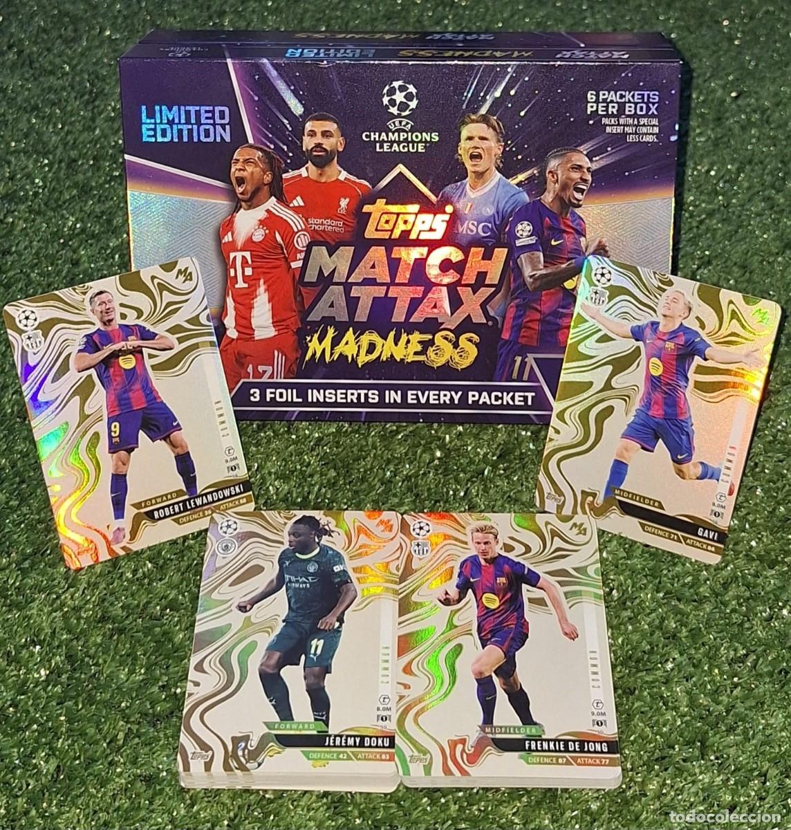 Cromos de F&uacute;tbol: Leer descripci&oacute;n - Cartas base Match Attax Madness