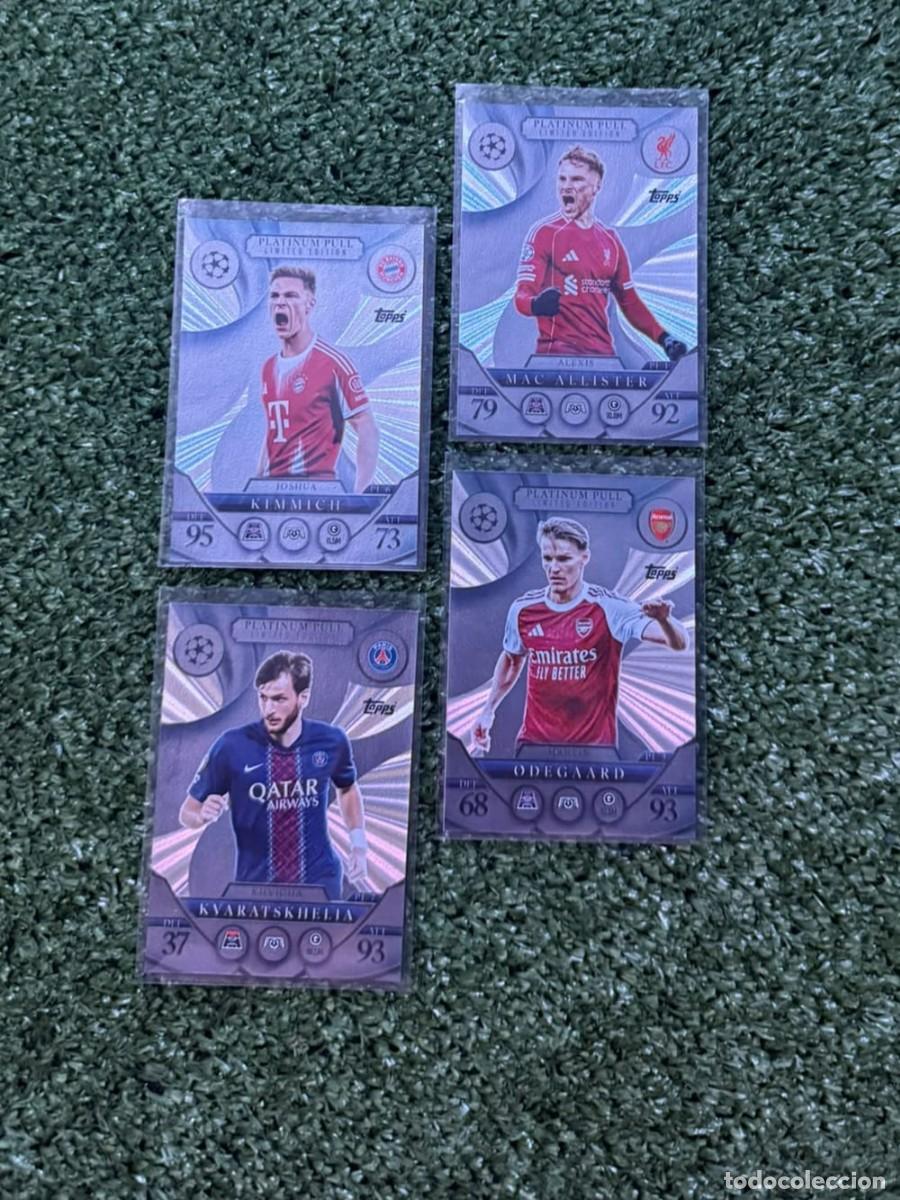 Cromos de F&uacute;tbol: Cartas Platinum Pull Topps Match Attax