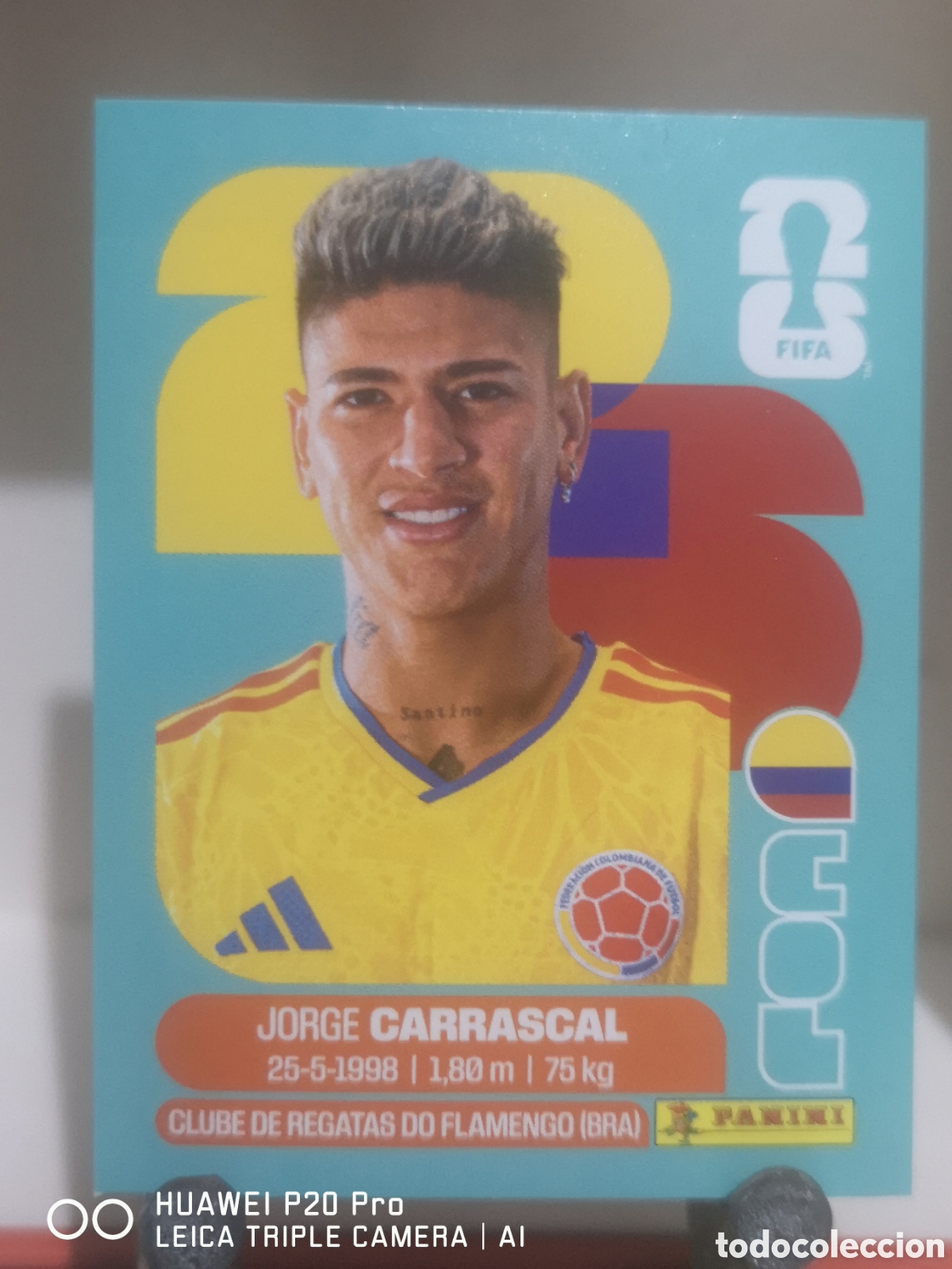 Cromos de F&uacute;tbol: FIFA WORLD CUP MUNDIAL 2026 JORGE CARRASCAL - COL 16
