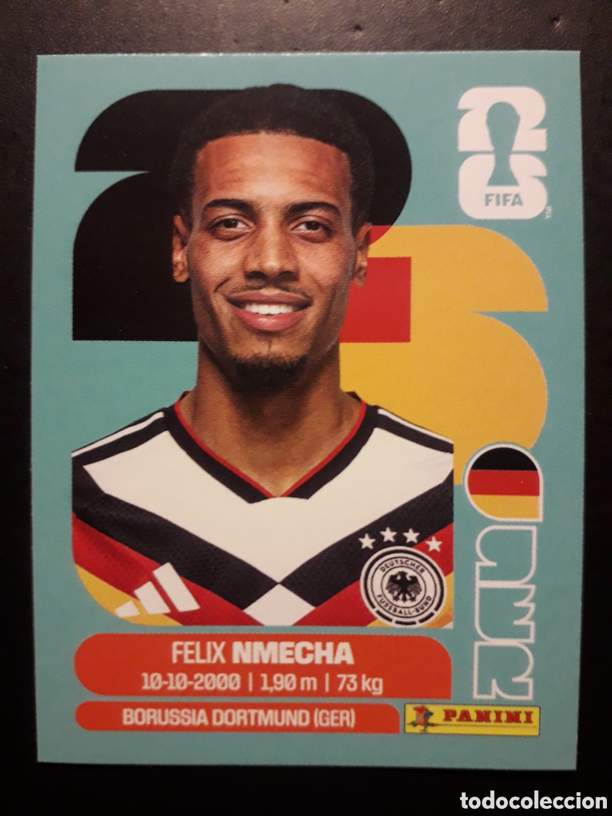 Cromos de F&uacute;tbol: NMECHA ALEMANIA GER 12 MUNDIAL F&Uacute;TBOL 2026 FIFA WORLD CUP PANINI SIN PEGAR PEDIDO M&Iacute;NIMO 3&euro;