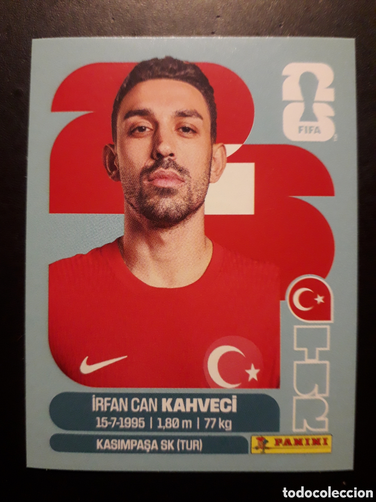 Cromos de F&uacute;tbol: KAHVECI TURQU&Iacute;A TUR 15 MUNDIAL F&Uacute;TBOL 2026 FIFA WORLD CUP PANINI SIN PEGAR PEDIDO M&Iacute;NIMO 3&euro;.