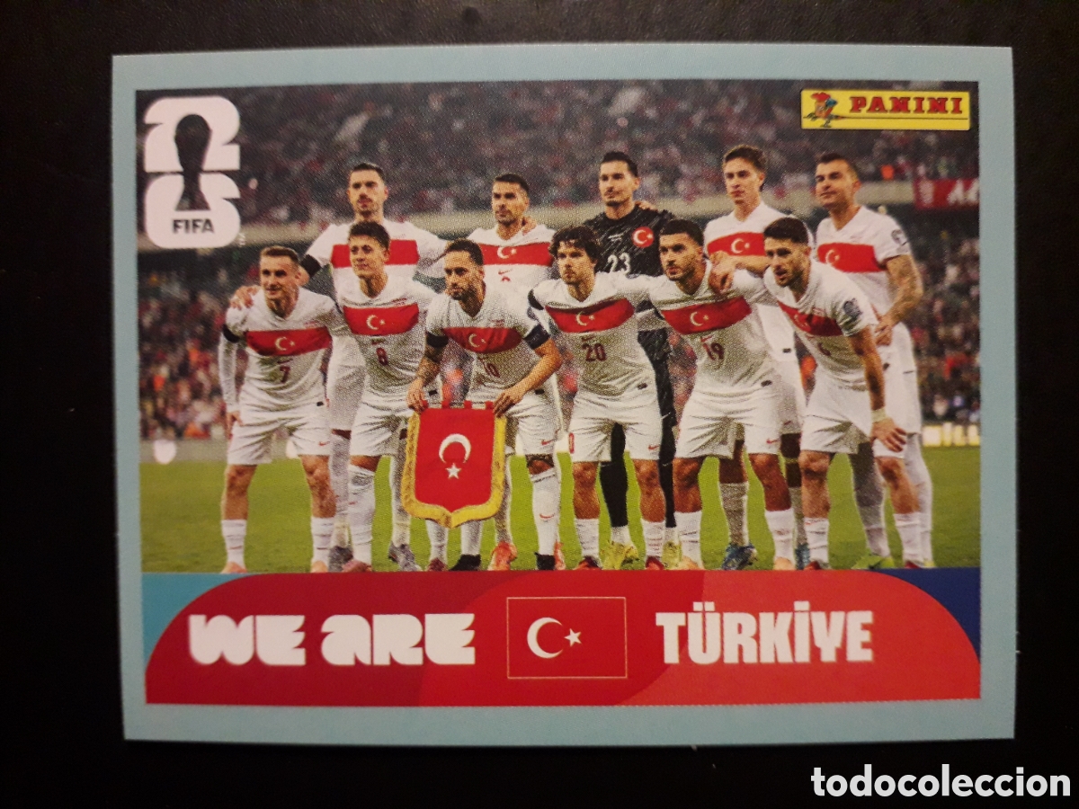 Cromos de F&uacute;tbol: EQUIPO TURQU&Iacute;A TUR 13 MUNDIAL F&Uacute;TBOL 2026 FIFA WORLD CUP PANINI SIN PEGAR PEDIDO M&Iacute;NIMO 3&euro;