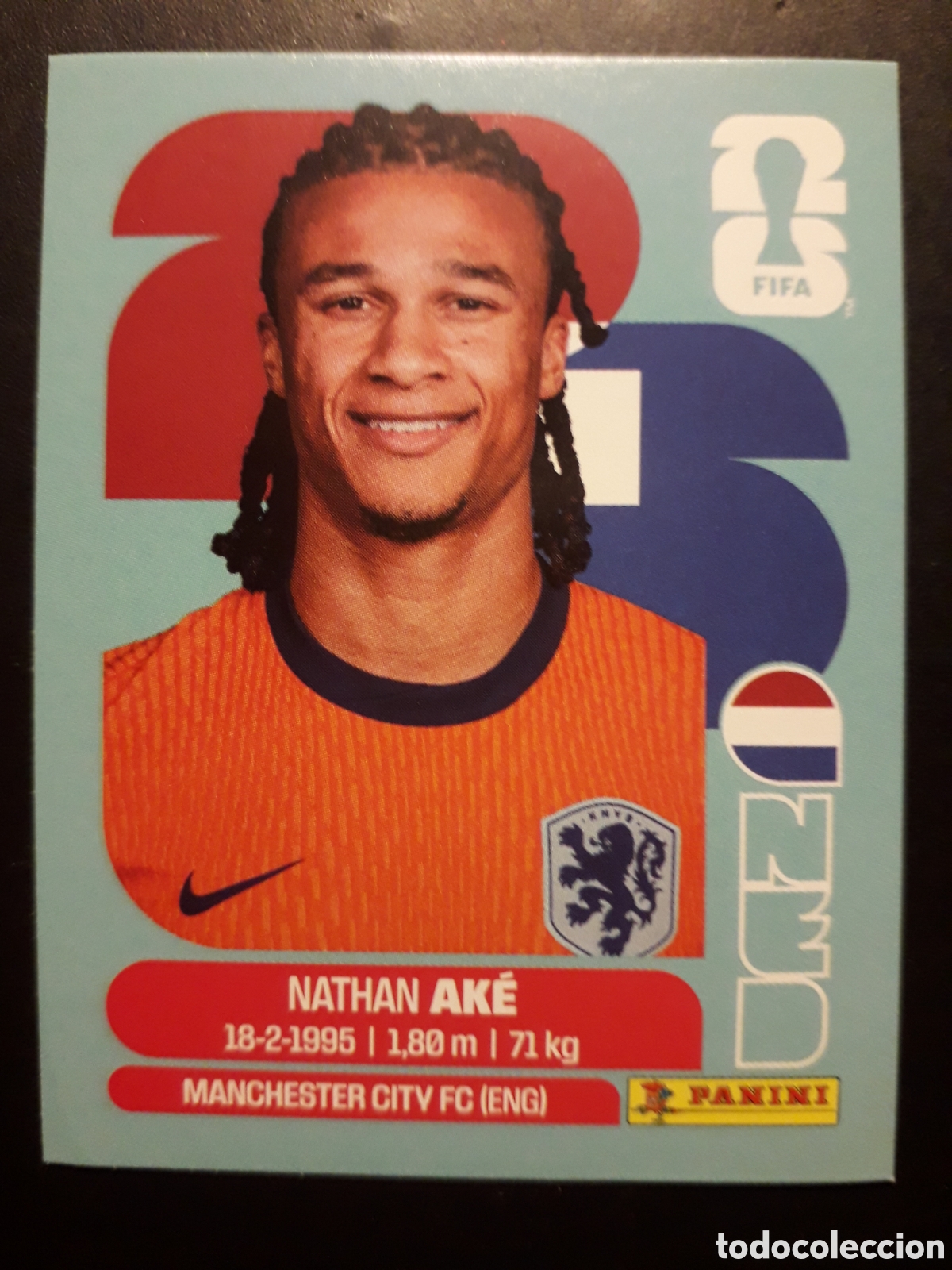 Cromos de F&uacute;tbol: AK&Eacute; HOLANDA/PA&Iacute;SES BAJOS NED 7 MUNDIAL F&Uacute;TBOL 2026 FIFA WORLD CUP PANINI SIN PEGAR PEDIDO M&Iacute;NIMO 3&euro;.