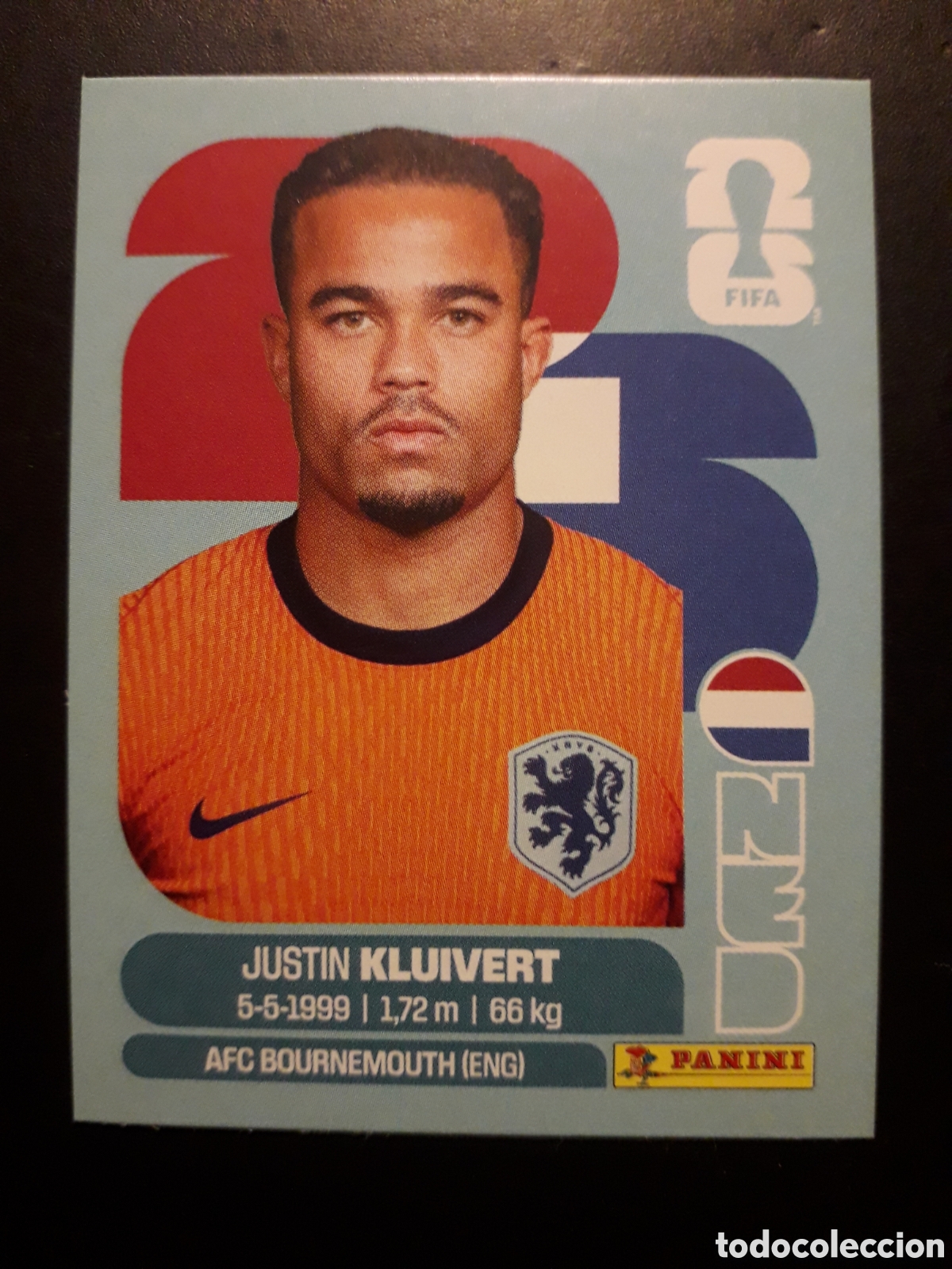 Cromos de F&uacute;tbol: KLUIVERT HOLANDA/PA&Iacute;SES BAJOS NED 16 MUNDIAL F&Uacute;TBOL 2026 FIFA WORLD CUP PANINI PEDIDO M&Iacute;NIMO 3&euro;