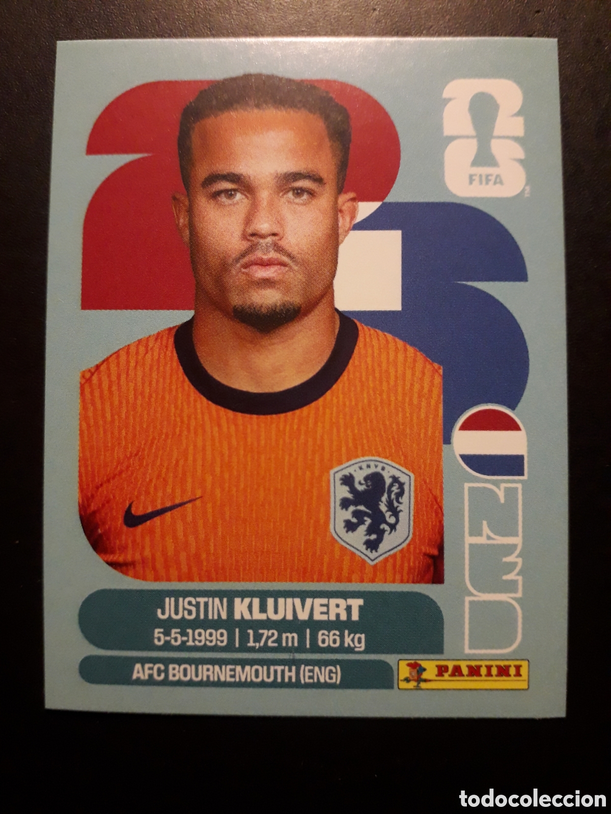 Cromos de F&uacute;tbol: KLUIVERT HOLANDA/PA&Iacute;SES BAJOS NED 16 MUNDIAL F&Uacute;TBOL 2026 FIFA WORLD CUP PANINI PEDIDO M&Iacute;NIMO 3&euro;