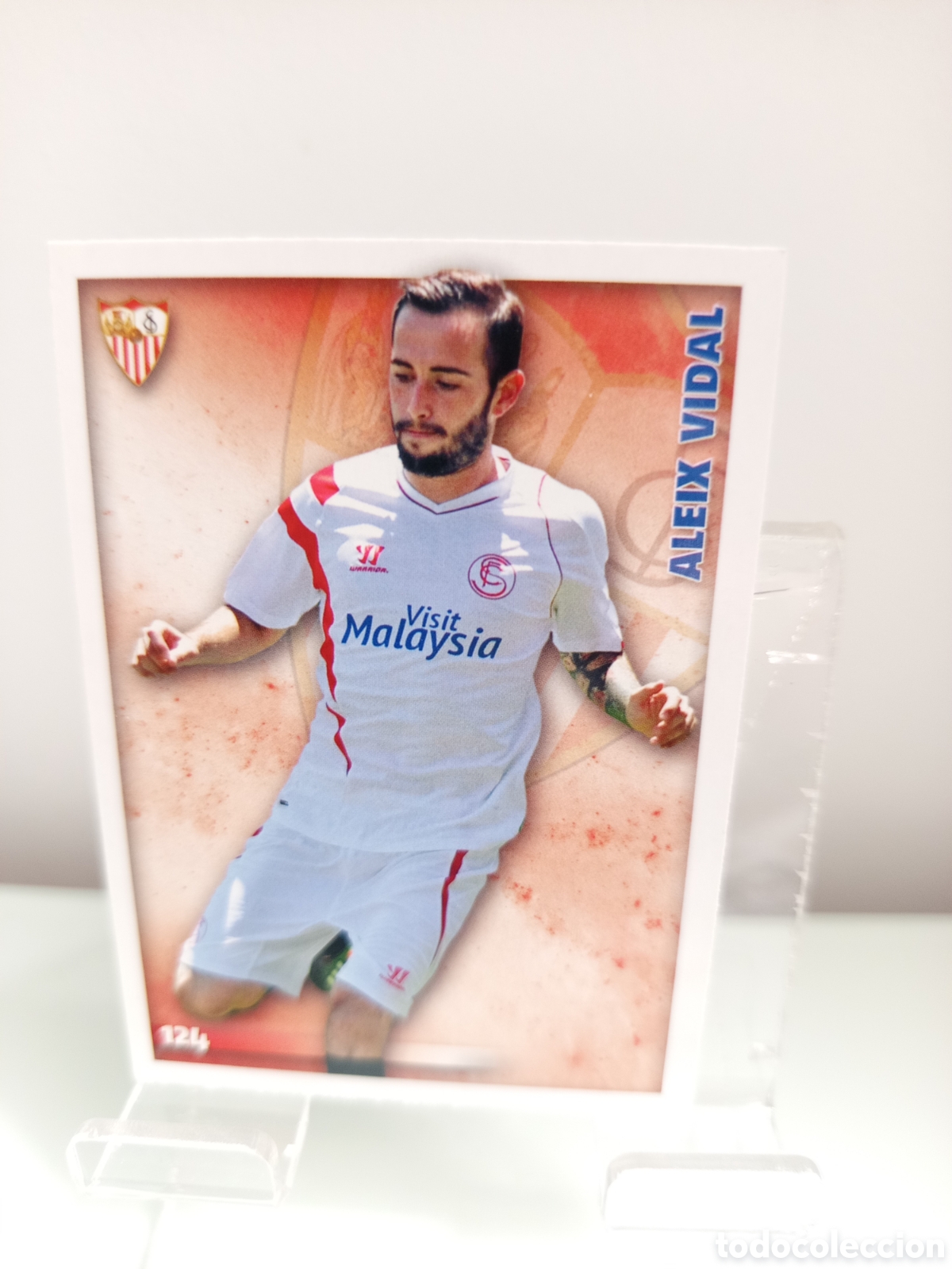 Cromos de F&uacute;tbol: ❇️ CROMO ⚽ ALEIX VIDAL SEVILLA 124 FICHAS LIGA 2015 14 15 2014 2015 MUNDICROMO ❇️