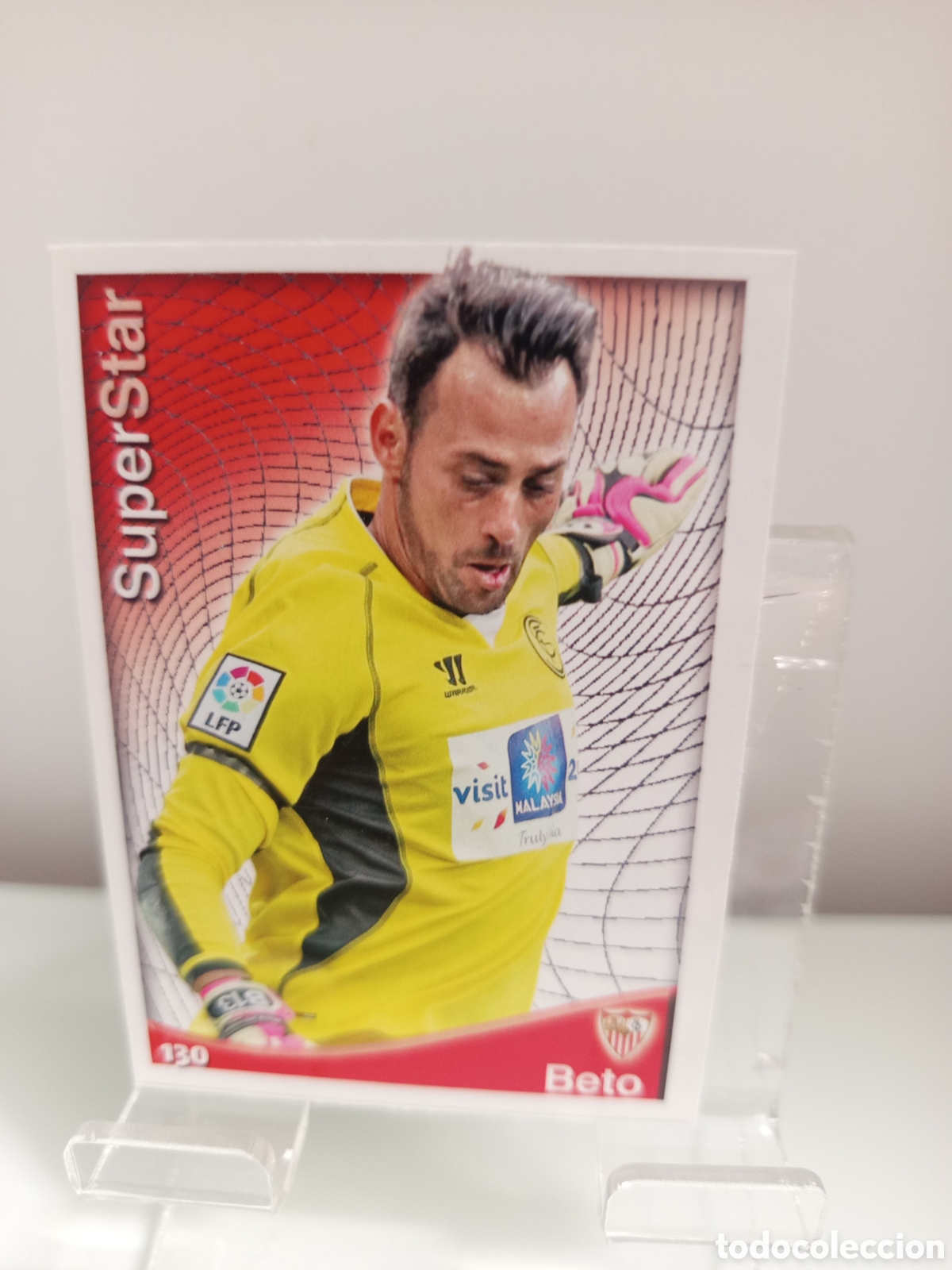 Cromos de F&uacute;tbol: ❇️ CROMO ⚽ BETO SEVILLA 130 SUPERSTAR FICHAS LIGA 2015 14 15 2014 2015 MUNDICROMO ❇️
