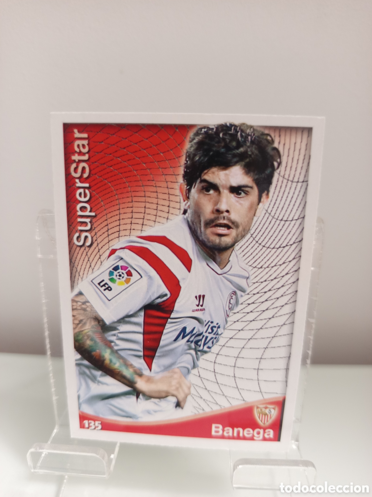 Cromos de F&uacute;tbol: ❇️ CROMO ⚽ BANEGA SEVILLA 135 SUPERSTAR FICHAS LIGA 2015 14 15 2014 2015 MUNDICROMO ❇️