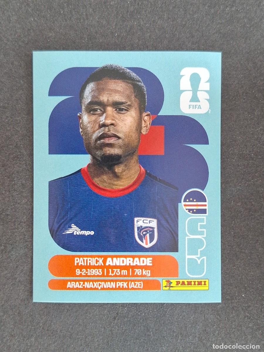 Cromos de F&uacute;tbol: L2 ANDRADE SELECCION CABO VERDE 11 PANINI MUNDIAL FIFA WORLD CUP 2026 PANINI NUNCA PEGADO