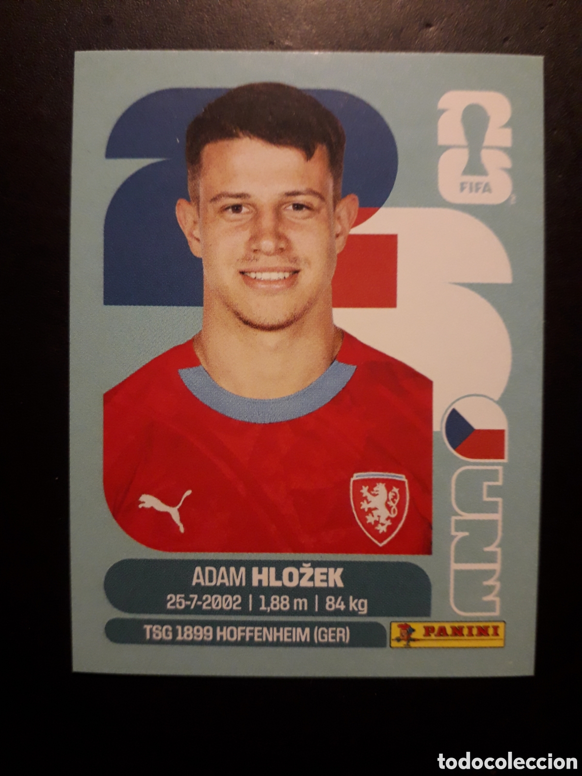 Cromos de F&uacute;tbol: HLOŽEK REP CHECA/CHEQUIA CZE 19 MUNDIAL F&Uacute;TBOL 2026 FIFA WORLD CUP PANINI SIN PEGAR PEDIDO M&Iacute;NIMO 3&euro;