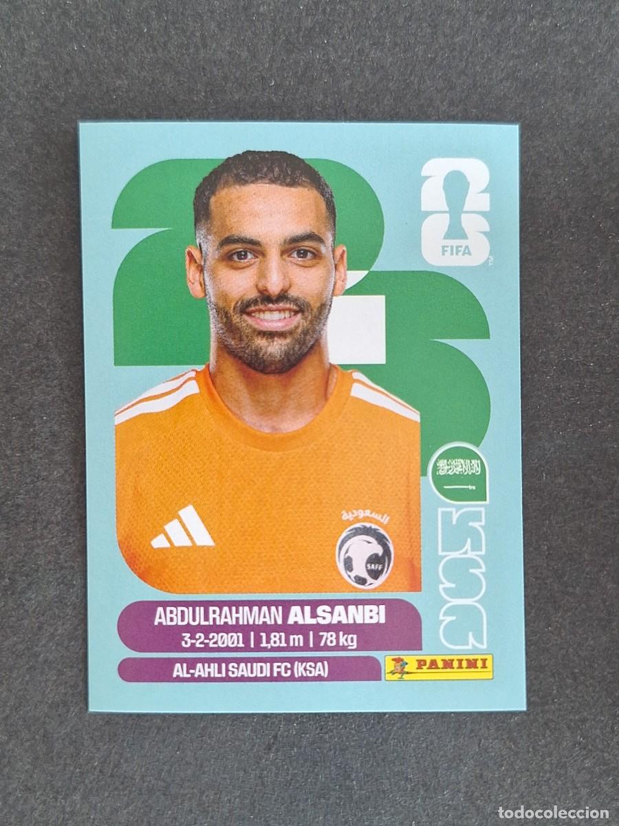 Cromos de F&uacute;tbol: L2 ALSANBI SELECCION ARABIA SAUDI 3 PANINI MUNDIAL FIFA WORLD CUP 2026 PANINI NUNCA PEGADO