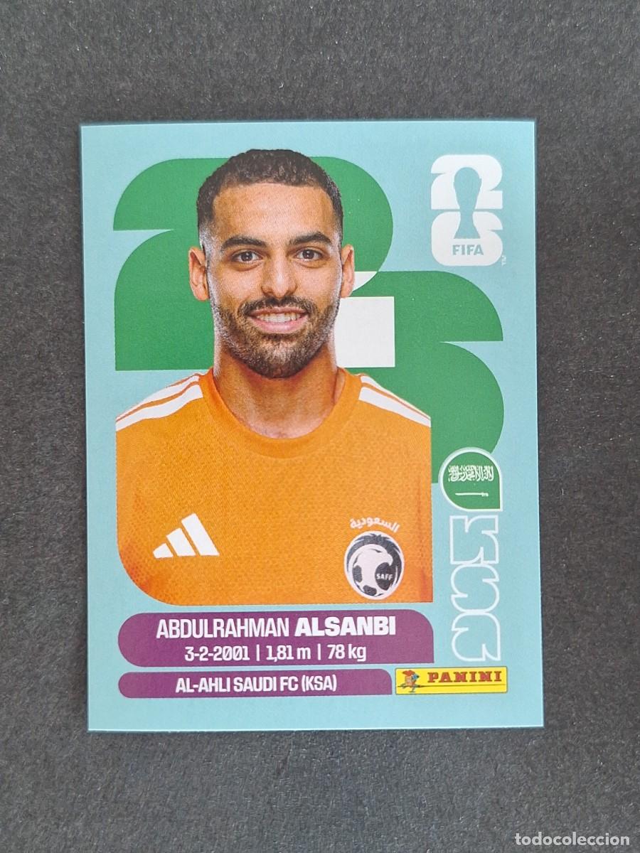 Cromos de F&uacute;tbol: L2 ALSANBI SELECCION ARABIA SAUDI 3 PANINI MUNDIAL FIFA WORLD CUP 2026 PANINI NUNCA PEGADO