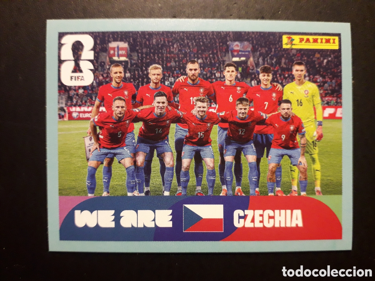 Cromos de F&uacute;tbol: EQUIPO REP CHECA/CHEQUIA CZE 13 MUNDIAL F&Uacute;TBOL 2026 FIFA WORLD CUP PANINI SIN PEGAR PEDIDO M&Iacute;NIMO 3&euro;
