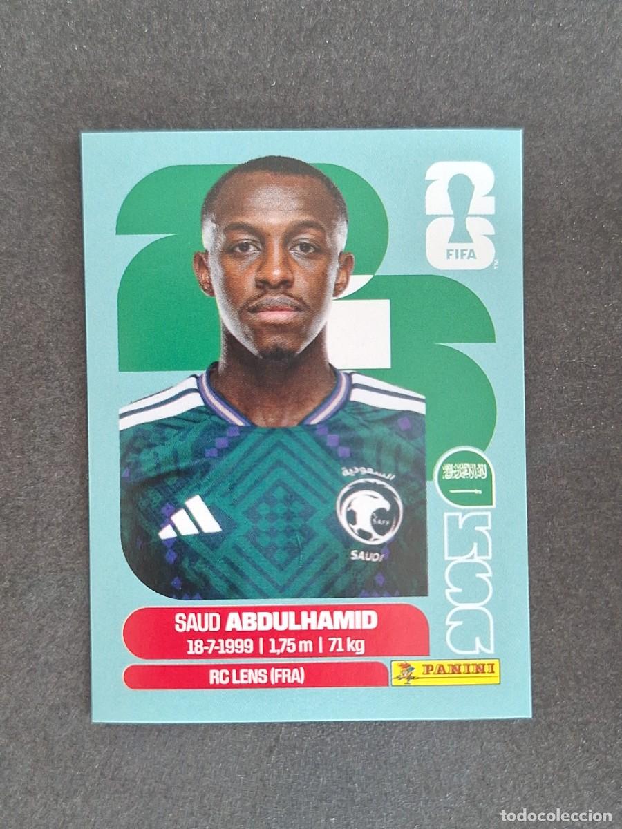 Cromos de F&uacute;tbol: L2 ABDULHAMID SELECCION ARABIA SAUDI 4 PANINI MUNDIAL FIFA WORLD CUP 2026 PANINI NUNCA PEGADO