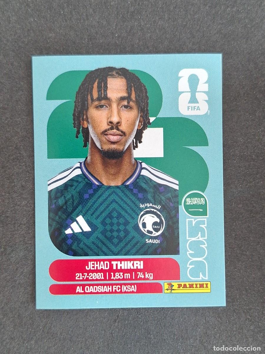 Cromos de F&uacute;tbol: L2 THIKRI SELECCION ARABIA SAUDI 6 PANINI MUNDIAL FIFA WORLD CUP 2026 PANINI NUNCA PEGADO