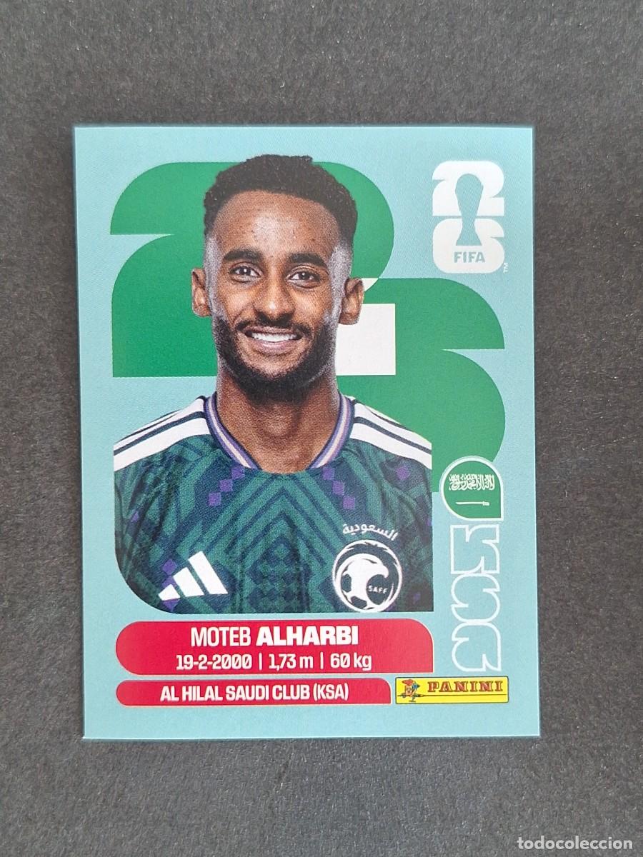 Cromos de F&uacute;tbol: L2 ALHARBI SELECCION ARABIA SAUDI 7 PANINI MUNDIAL FIFA WORLD CUP 2026 PANINI NUNCA PEGADO