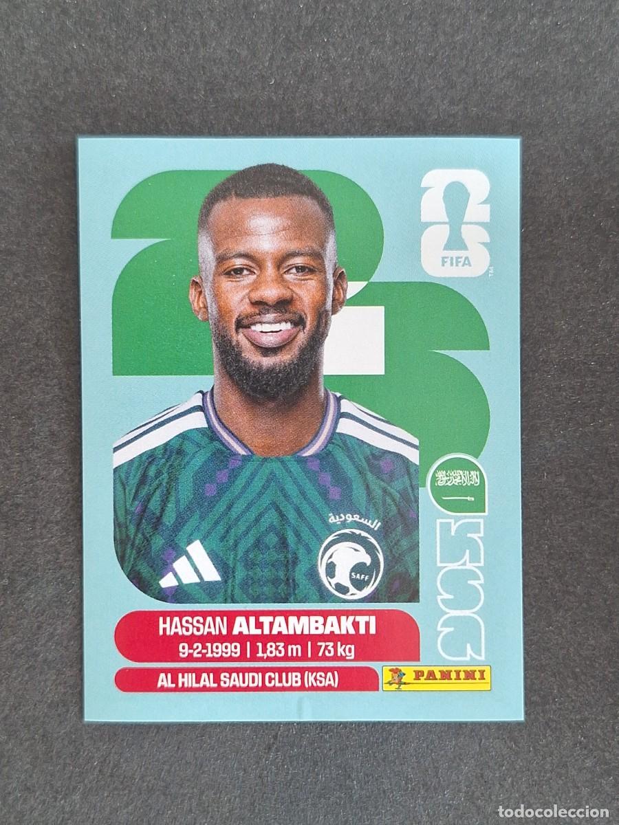 Cromos de F&uacute;tbol: L2 ALTAMBAKTI SELECCION ARABIA SAUDI 8 PANINI MUNDIAL FIFA WORLD CUP 2026 PANINI NUNCA PEGADO