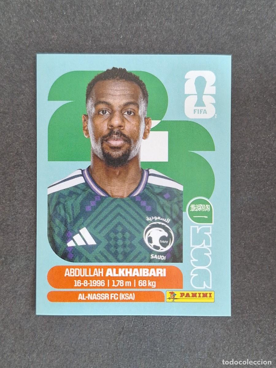 Cromos de F&uacute;tbol: L2 ALKHAIBARI SELECCION ARABIA SAUDI 11 PANINI MUNDIAL FIFA WORLD CUP 2026 PANINI NUNCA PEGADO