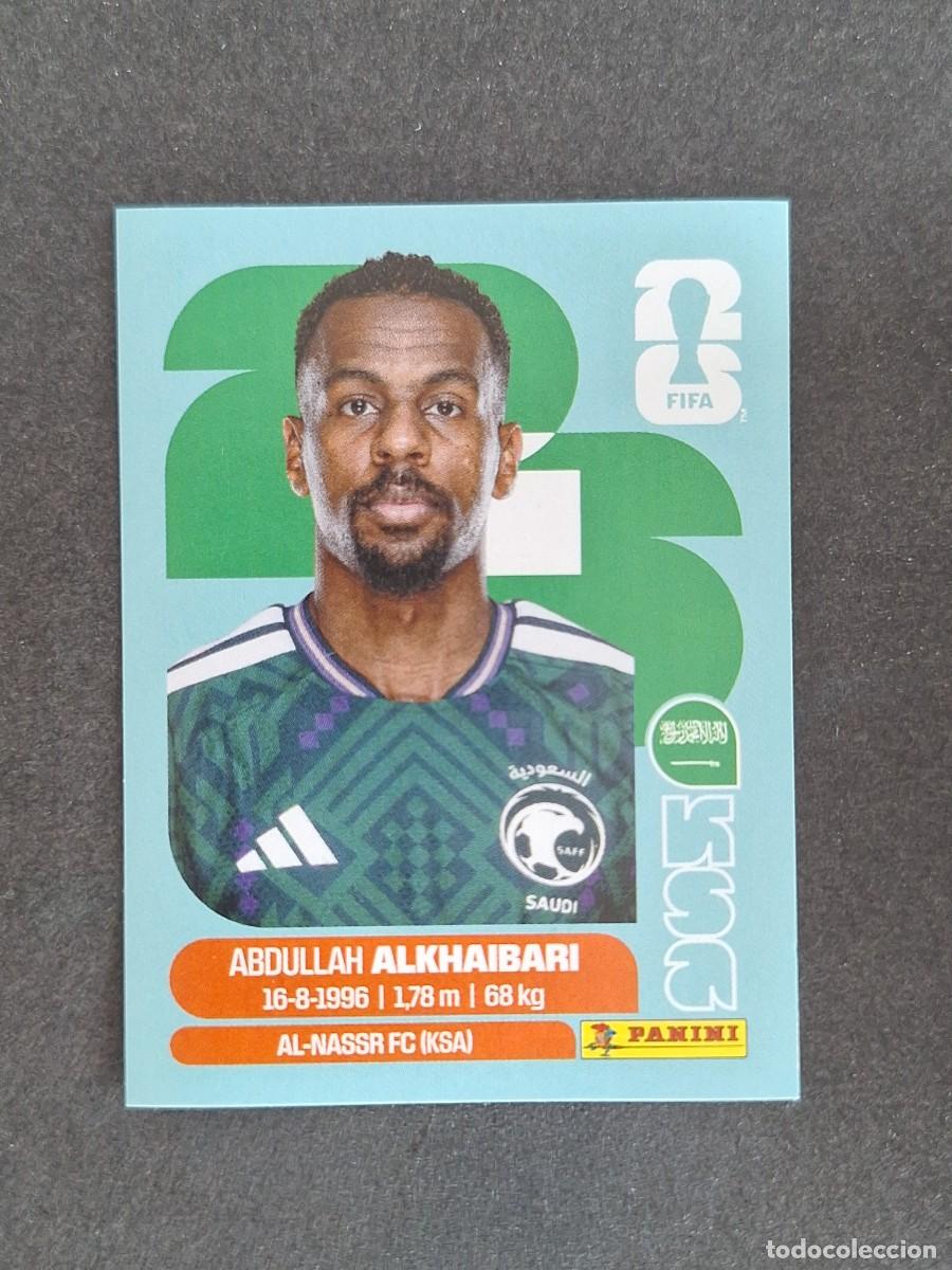 Cromos de F&uacute;tbol: L2 ALKHAIBARI SELECCION ARABIA SAUDI 11 PANINI MUNDIAL FIFA WORLD CUP 2026 PANINI NUNCA PEGADO