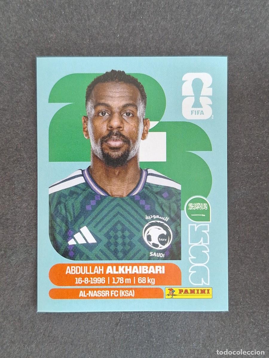 Cromos de F&uacute;tbol: L2 ALKHAIBARI SELECCION ARABIA SAUDI 11 PANINI MUNDIAL FIFA WORLD CUP 2026 PANINI NUNCA PEGADO