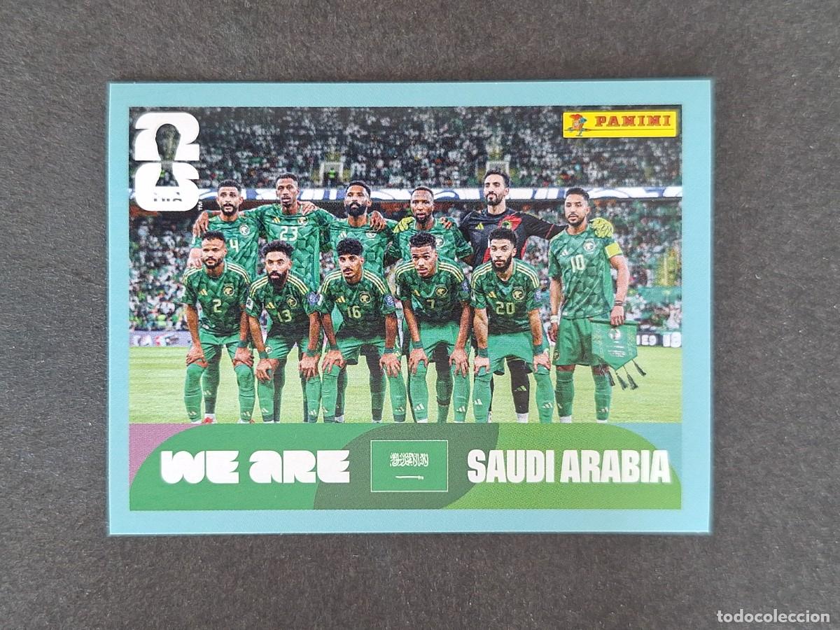 Cromos de F&uacute;tbol: L2 EQUIPO SELECCION ARABIA SAUDI 13 PANINI MUNDIAL FIFA WORLD CUP 2026 PANINI NUNCA PEGADO