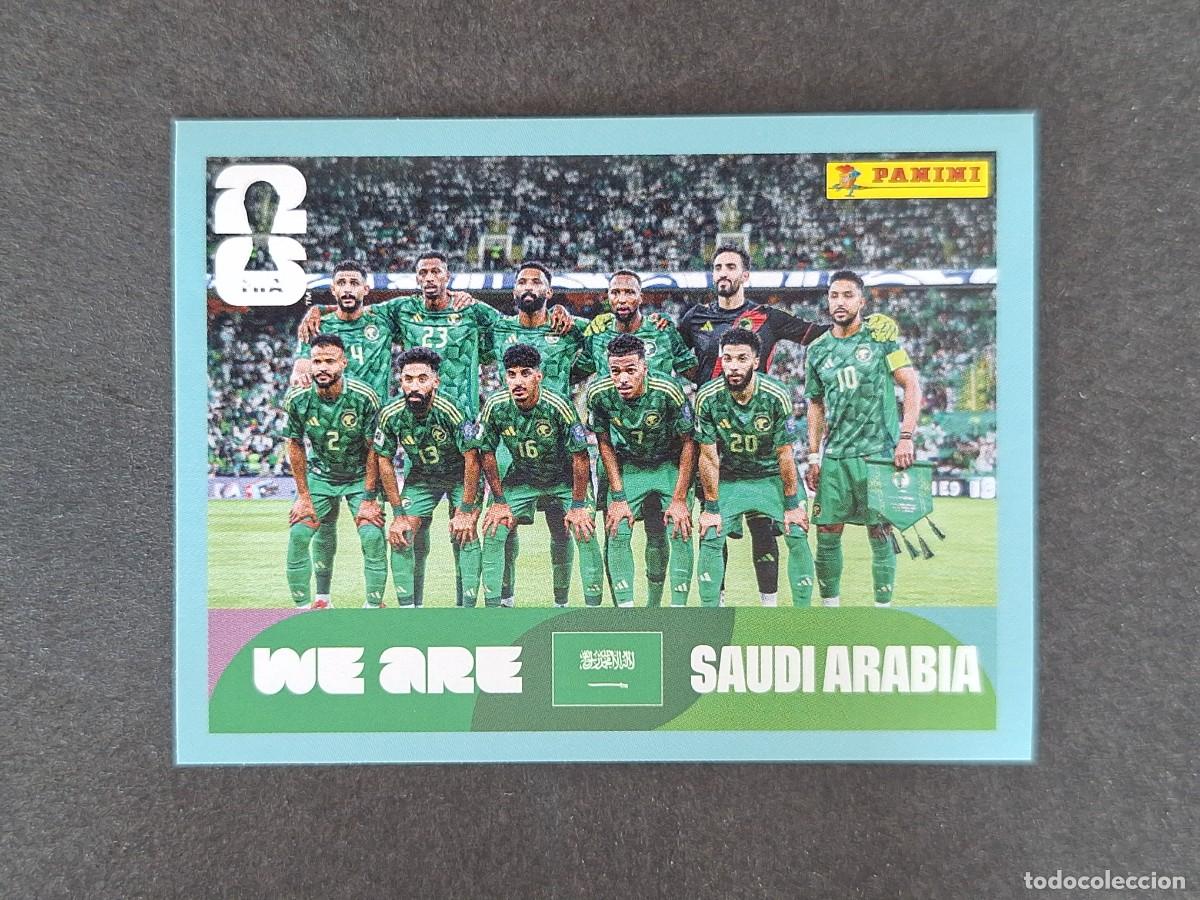 Cromos de F&uacute;tbol: L2 EQUIPO SELECCION ARABIA SAUDI 13 PANINI MUNDIAL FIFA WORLD CUP 2026 PANINI NUNCA PEGADO