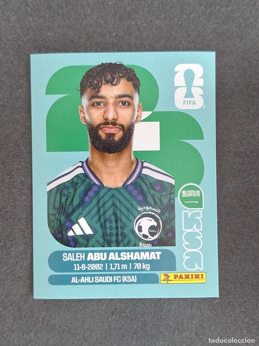Cromos de F&uacute;tbol: L2 ABU ALSHAMAT SELECCION ARABIA SAUDI 14 PANINI MUNDIAL FIFA WORLD CUP 2026 PANINI NUNCA PEGADO