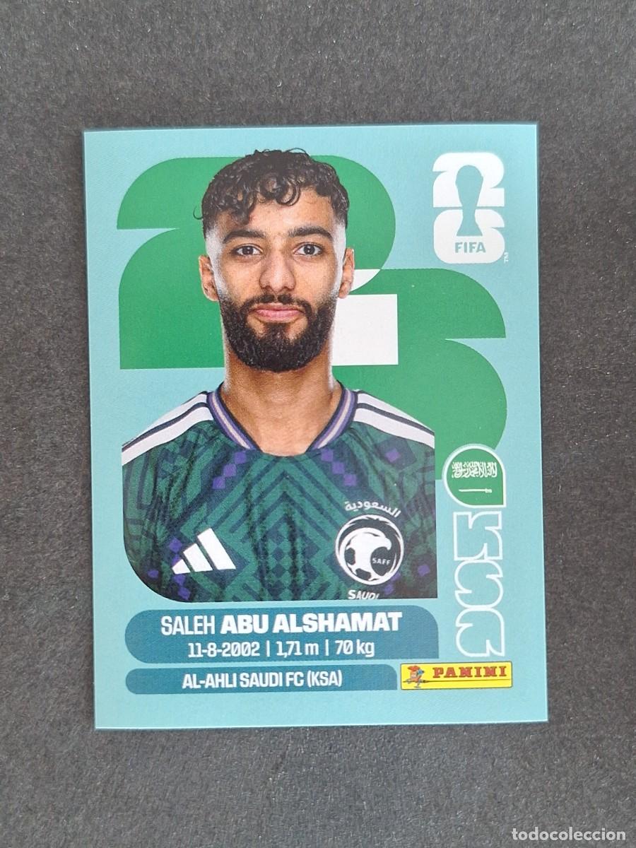 Cromos de F&uacute;tbol: L2 ABU ALSHAMAT SELECCION ARABIA SAUDI 14 PANINI MUNDIAL FIFA WORLD CUP 2026 PANINI NUNCA PEGADO