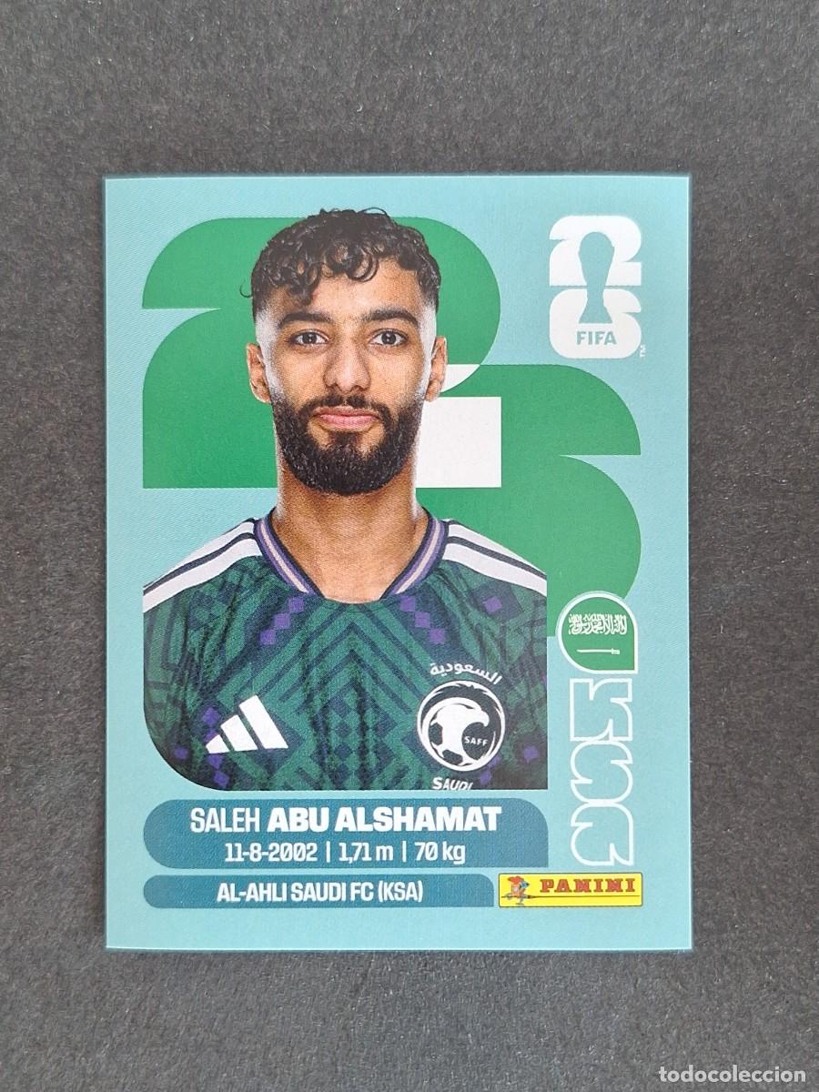 Cromos de F&uacute;tbol: L2 ABU ALSHAMAT SELECCION ARABIA SAUDI 14 PANINI MUNDIAL FIFA WORLD CUP 2026 PANINI NUNCA PEGADO