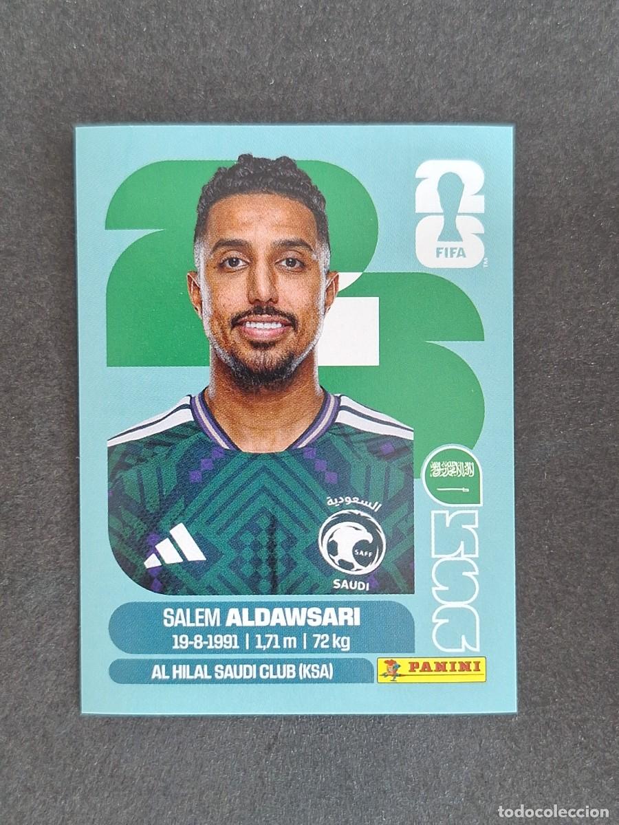 Cromos de F&uacute;tbol: L2 ALDAWSARI SELECCION ARABIA SAUDI 16 PANINI MUNDIAL FIFA WORLD CUP 2026 PANINI NUNCA PEGADO