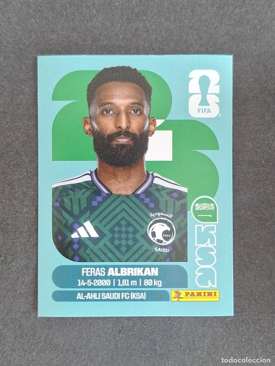 Cromos de F&uacute;tbol: L2 ALBRIKAN SELECCION ARABIA SAUDI 18 PANINI MUNDIAL FIFA WORLD CUP 2026 PANINI NUNCA PEGADO
