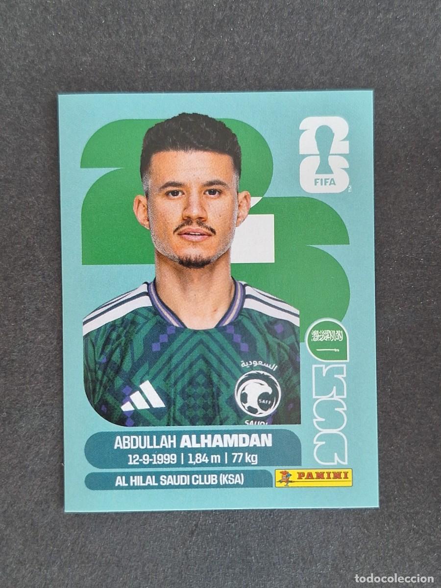 Cromos de F&uacute;tbol: L2 ALHAMDAN SELECCION ARABIA SAUDI 20 PANINI MUNDIAL FIFA WORLD CUP 2026 PANINI NUNCA PEGADO