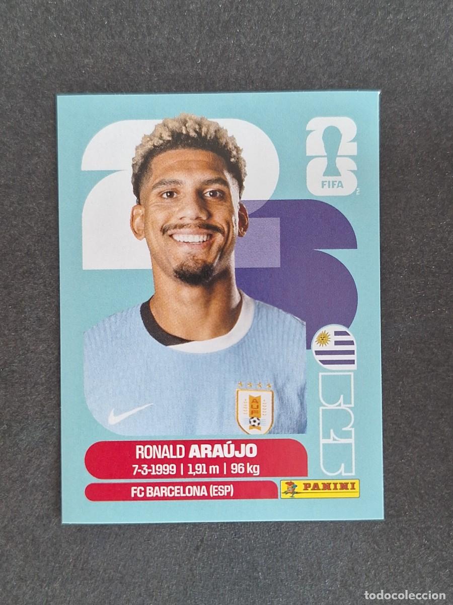 Cromos de F&uacute;tbol: L2 ARAUJO SELECCION URUGUAY 4 PANINI MUNDIAL FIFA WORLD CUP 2026 PANINI NUNCA PEGADO