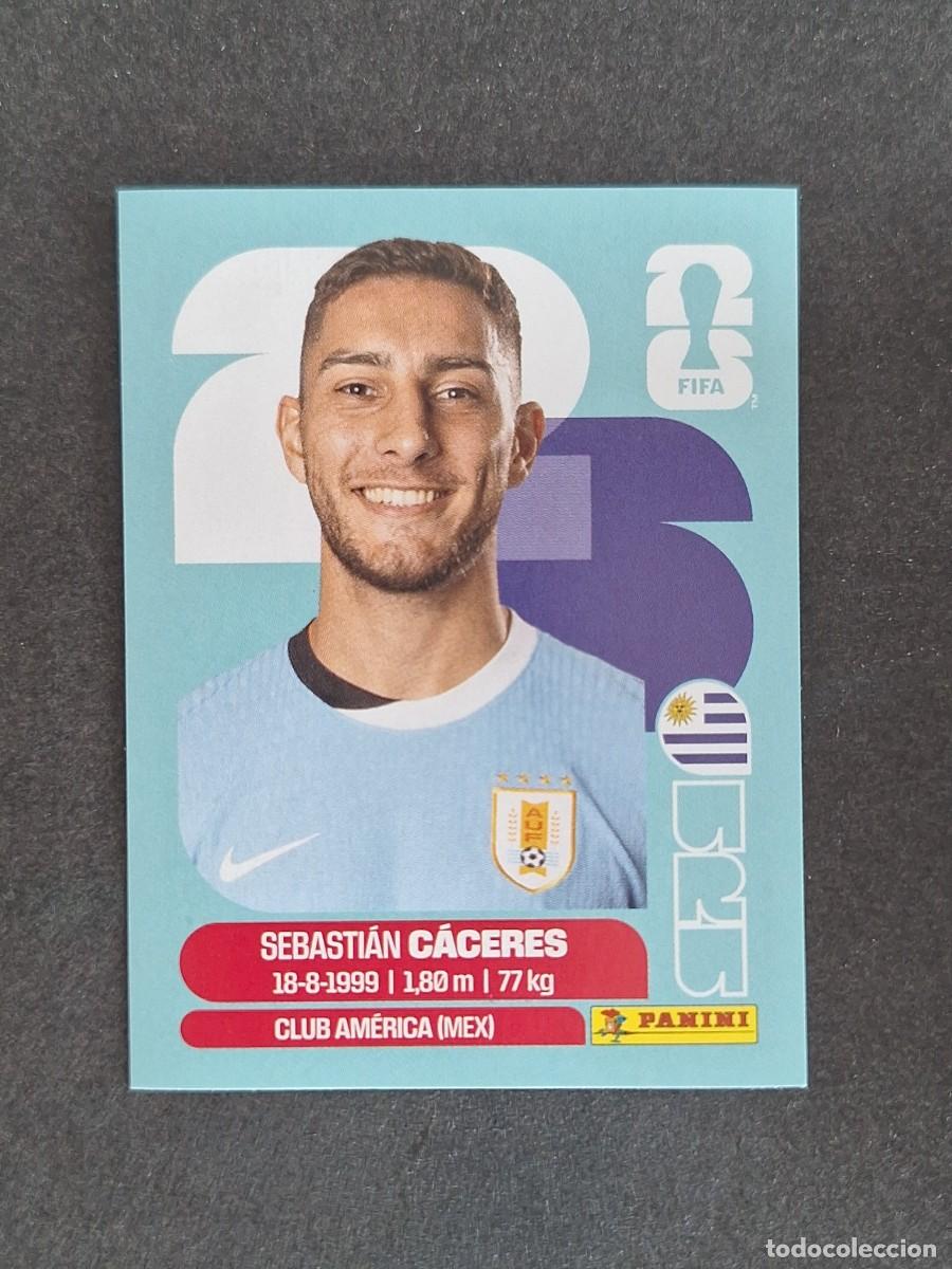 Cromos de F&uacute;tbol: L2 CACERES SELECCION URUGUAY 6 PANINI MUNDIAL FIFA WORLD CUP 2026 PANINI NUNCA PEGADO