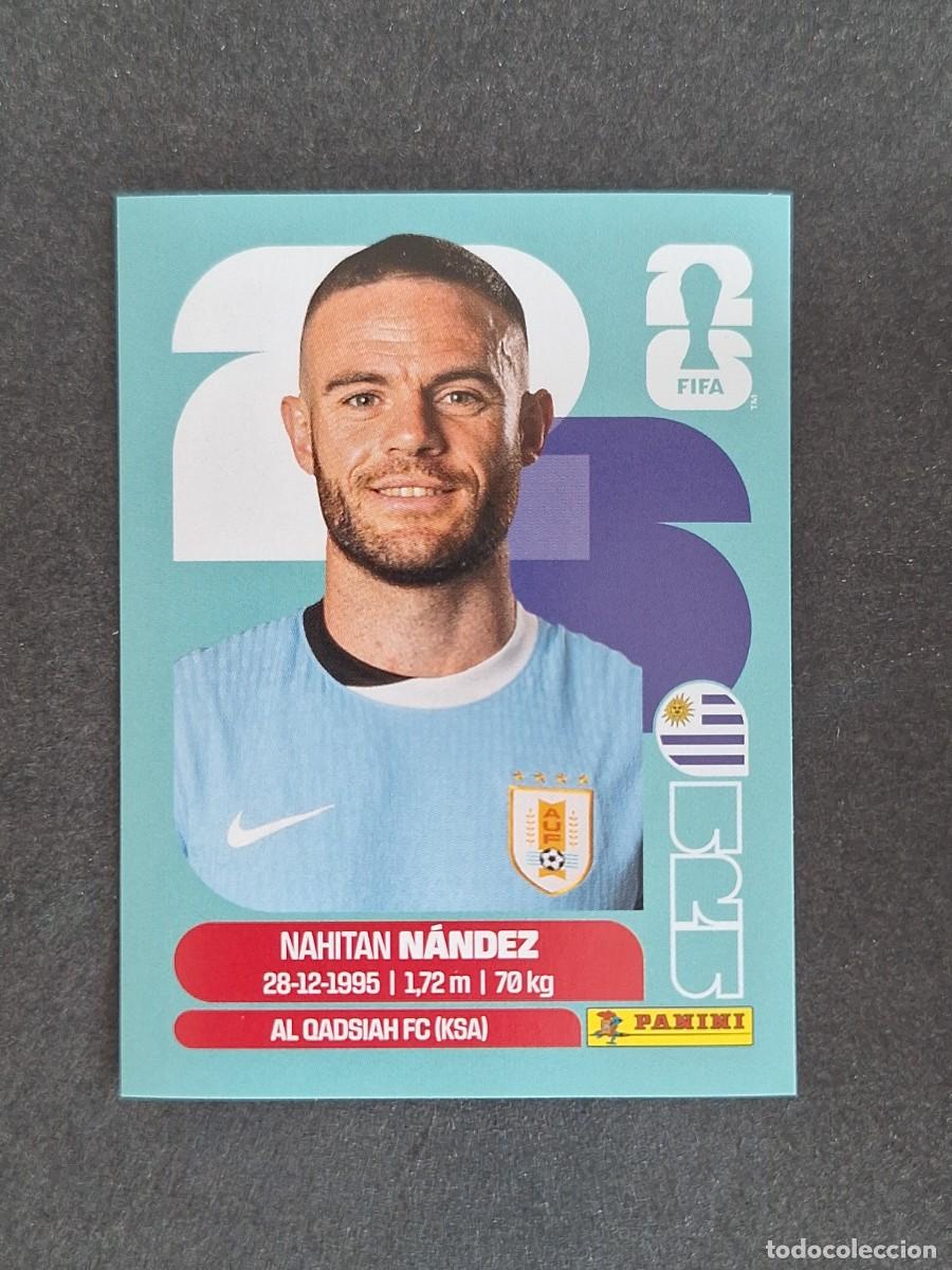 Cromos de F&uacute;tbol: L2 NANDEZ SELECCION URUGUAY 9 PANINI MUNDIAL FIFA WORLD CUP 2026 PANINI NUNCA PEGADO