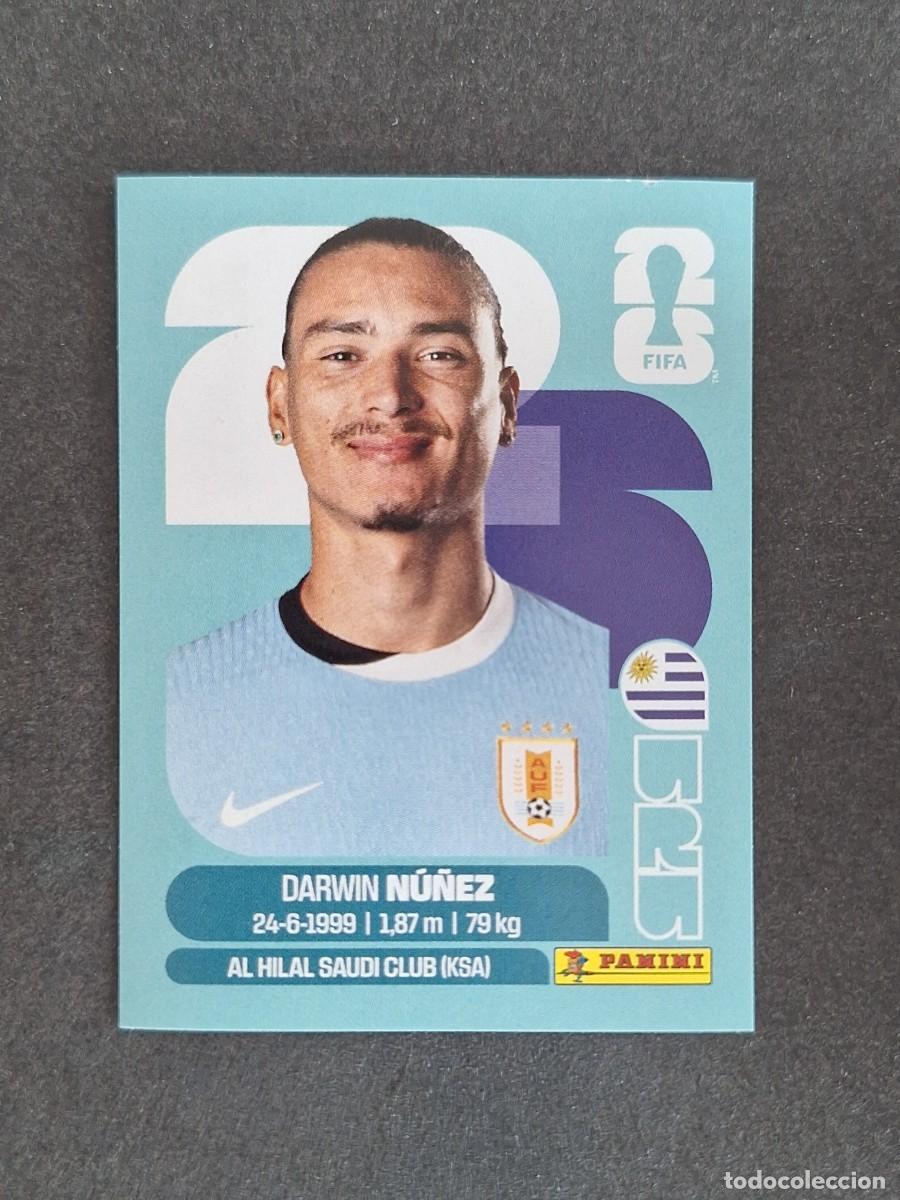 Football Stickers: L2 DARWIN NU&Ntilde;EZ SELECCION URUGUAY 17 PANINI MUNDIAL FIFA WORLD CUP 2026 PANINI NUNCA PEGADO
