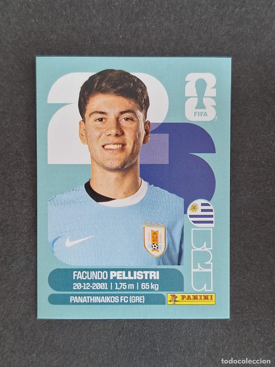 Football Stickers: L2 PELLISTRI SELECCION URUGUAY 20 PANINI MUNDIAL FIFA WORLD CUP 2026 PANINI NUNCA PEGADO