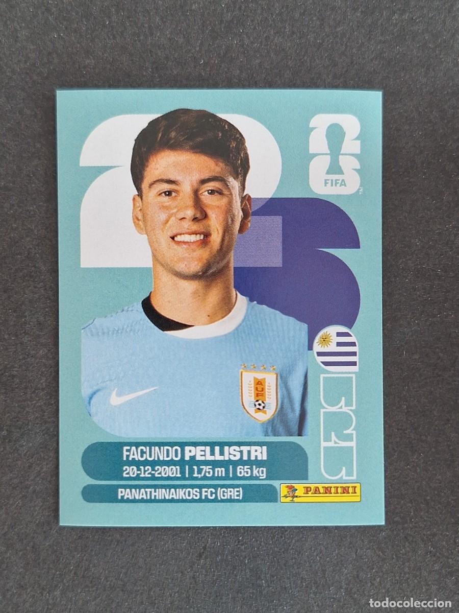 Football Stickers: L2 PELLISTRI SELECCION URUGUAY 20 PANINI MUNDIAL FIFA WORLD CUP 2026 PANINI NUNCA PEGADO