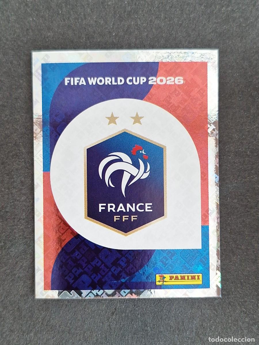 Football Stickers: L2 ESCUDO SELECCION FRANCIA 1 PANINI MUNDIAL FIFA WORLD CUP 2026 PANINI NUNCA PEGADO