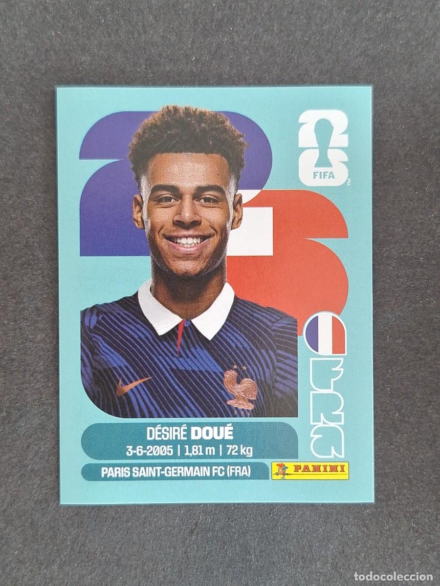 Cromos de F&uacute;tbol: L2 DOUE SELECCION FRANCIA 17 PANINI MUNDIAL FIFA WORLD CUP 2026 PANINI NUNCA PEGADO