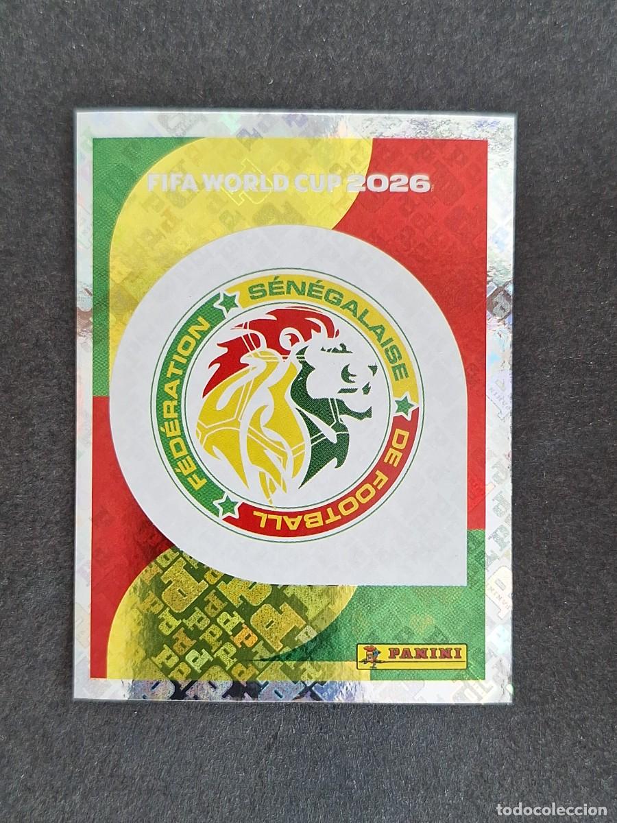 Cromos de F&uacute;tbol: L2 ESCUDO SELECCION SENEGAL 1 PANINI MUNDIAL FIFA WORLD CUP 2026 PANINI NUNCA PEGADO