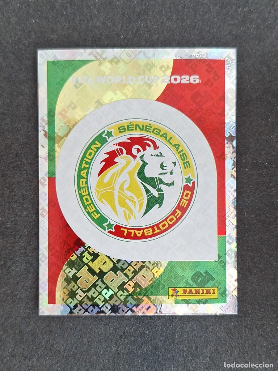 Cromos de F&uacute;tbol: L2 ESCUDO SELECCION SENEGAL 1 PANINI MUNDIAL FIFA WORLD CUP 2026 PANINI NUNCA PEGADO