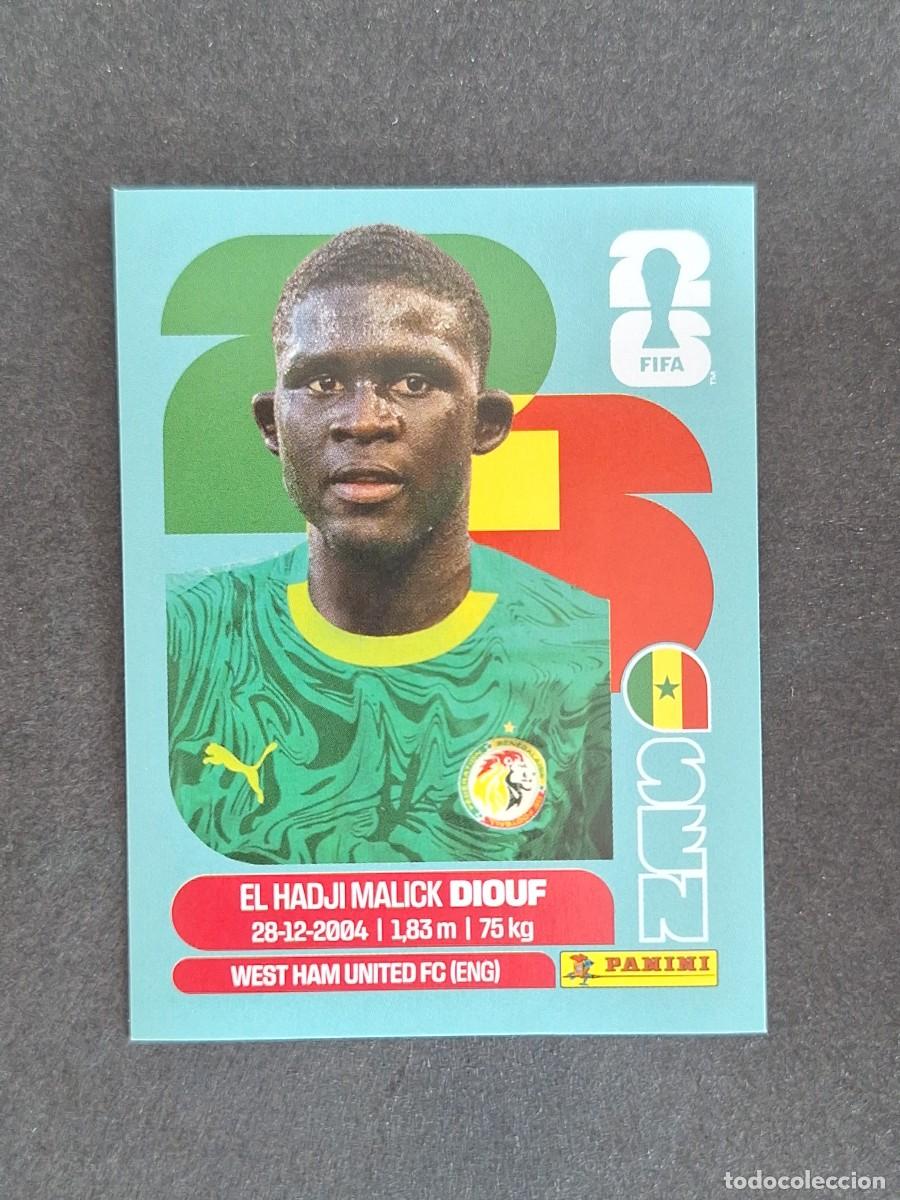 Cromos de F&uacute;tbol: L2 DIOUF SELECCION SENEGAL 7 PANINI MUNDIAL FIFA WORLD CUP 2026 PANINI NUNCA PEGADO