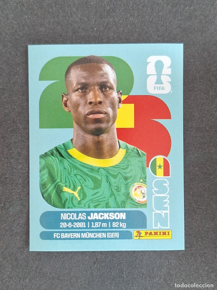 Cromos de F&uacute;tbol: L2 JACKSON SELECCION SENEGAL 19 PANINI MUNDIAL FIFA WORLD CUP 2026 PANINI NUNCA PEGADO